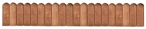 Bordadura em rolo 120 cm madeira de pinho impregnada castanho