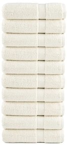 Toalhas de banho premium SOLUND 10 pcs 70x140 cm 600 gsm creme