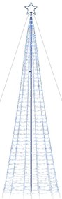 Árvore de Natal LED com Spikes 1534 LEDs Azul 500 cm