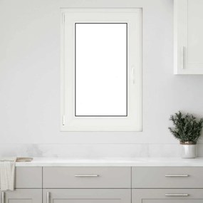 vidaXL Janela de porão "RISOR" 60x100 cm oscilobatente DIN esquerda branca