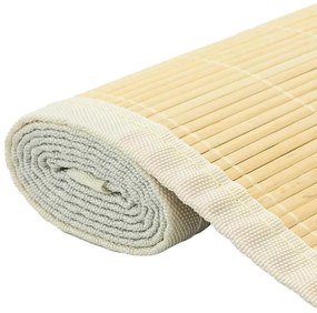 Tapete de bambu 160x230 cm natural