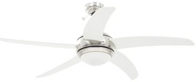 Ventoinha de teto com luz 128 cm branco
