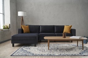 Sofá de Canto Kale – Antracite – 258 x 83 x 181 cm