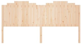 Cabeceira de cama 206x4x110 cm pinho maciço