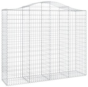 Cestos gabião arqueados 30 pcs 200x50x160/180 ferro galvanizado