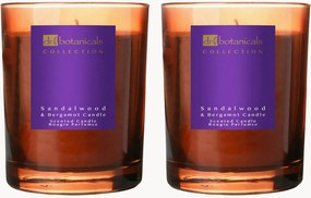 Velas perfumadas The Sandalwood & Bergamot Harmony, conjunto de 2