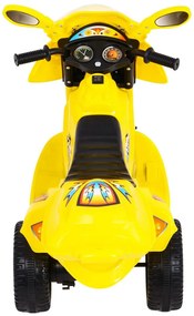 Mota elétrica para crianças 6V, Motorek BJX-088 1,5 a 4 anos Amarela