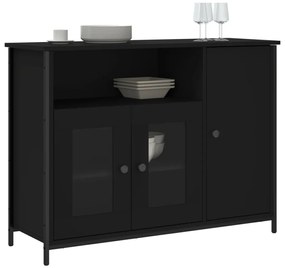 Aparador 100x35x75 cm derivados de madeira preto