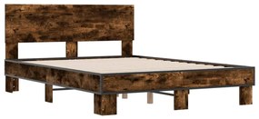 Estrutura de cama 120x200 cm derivados madeira/metal