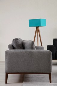 Sofá-cama de 3 Lugares Sinor – Cinzento Claro – 225x92x75 cm