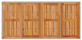 Conjunto de Jantar de 7 peças com Almofadas Bege em Rattan