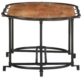 Mesa de centro 110x55x40 cm madeira de acácia maciça