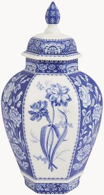Jarra em porcelana Blue Italian Floral, Alt 40 cm