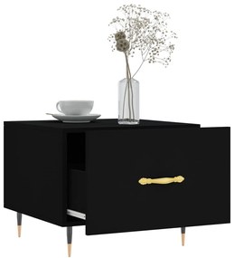 Mesa de centro 50x50x40 cm derivados de madeira preto