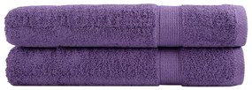 Toalhas de sauna premium SOLUND 2 pcs 80x200 cm 600 gsm roxo