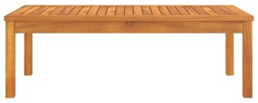 Mesa de centro 100x50x33 cm madeira de acácia maciça