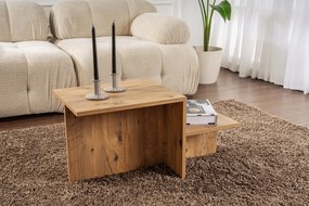 Mesa de Café Harmony – Pinho Atlântico – 80x40x40 cm