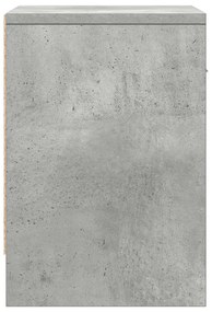 Mesas de cabeceira 2 pcs com gaveta 39x28x41cm cinzento cimento
