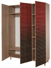 Guarda-roupa Mode – Carvalho Sonoma – 135x192x52 cm