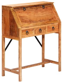 vidaXL Secretária 90x40x107 cm madeira de acácia maciça