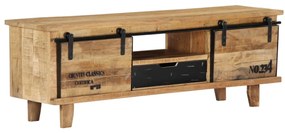 Móvel de TV 120x30x40 cm madeira de mangueira maciça