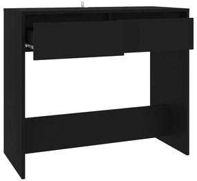 Mesa consola 89x41x76,5 cm aço preto