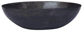 vidaXL Lavatório 53x40x15 mármore preto