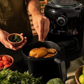 Fritadeira sem óleo Cecotec Cecofry Pixel 2500 Fritadeira manual e compacta sem óleo Fritadeira sem óleo de 2,5 L com tecnologia PerfectCook