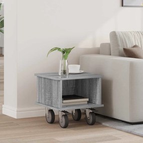 vidaXL Suporte para TV Cinza Sonoma 37 x 35 x 35 cm Madeira processada