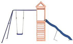 Conjunto de brincar para exterior madeira de douglas maciça
