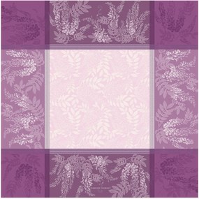 Toalha de mesa jacquard Glycines Parme