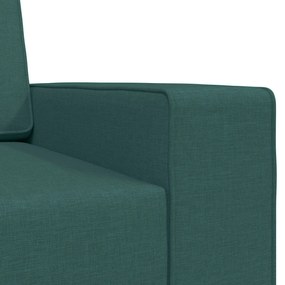 Sofá Cama de Chão 2 em 1 Verde Escuro 245x150x60.5 cm