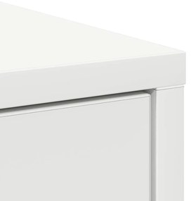 Aparador c/ gavetas e portas 70,5x34x74,5 cm branco