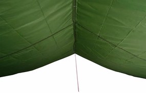 Lona de campismo 420x440 cm impermeável verde