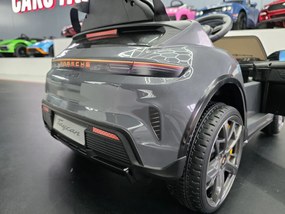 Carro Infantil bateria 12V Porsche Taycan Cinzento