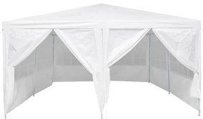 Tenda de Festa com 8 Laterais Brancas 4x4m PE