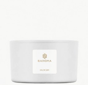 Vela perfumada com três pavios Obsidian (água do mar)