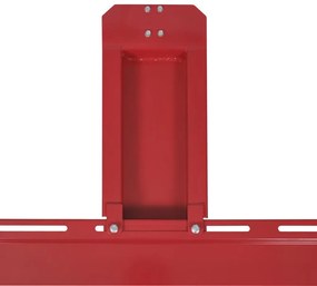 Suporte motocicleta em vermelho