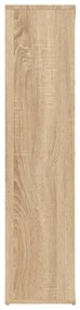 Estante 50x25x106 cm derivados de madeira carvalho sonoma