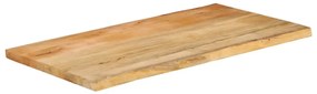 Tampo de mesa c/ borda viva 110x60x2,5 cm mangueira maciça