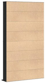 Armário para CDs vidaXL em Carvalho Preto 101x23x177,5 cm em Madeira d