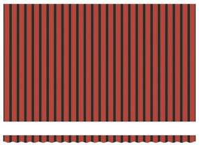 Toldo Retrátil Manual Laranja e Castanho 500x300 cm