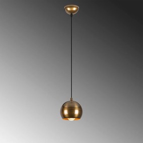 Chandelier Berceste – Dourado – 15 x 30 cm