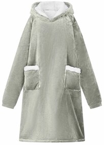 vidaXL Sweatshirt manta Cinzeto M Fleece e Flanela