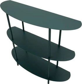 MESA CONSOLA SATURN 90X28XX81 CM Azul petróleo