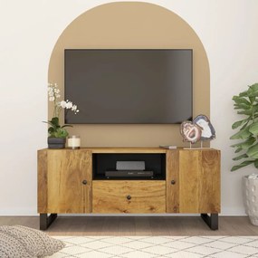 vidaXL Móvel de TV 105x33,5x46 cm mangueira maciça/derivados madeira