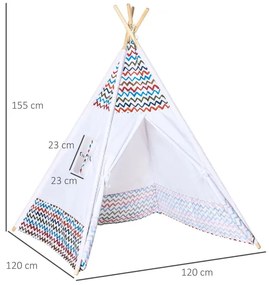 Tenda Tipi Infantil - Multicor - Design Natura