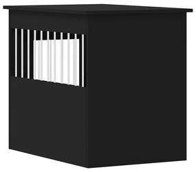 Móvel casota para cão 55x80x68 cm derivados de madeira preto
