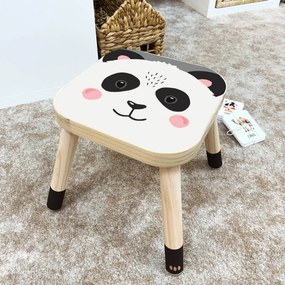 Autocolante para cadeira IKEA FLISAT - Panda