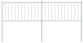 Cabeceira de cama 180 cm metal branco